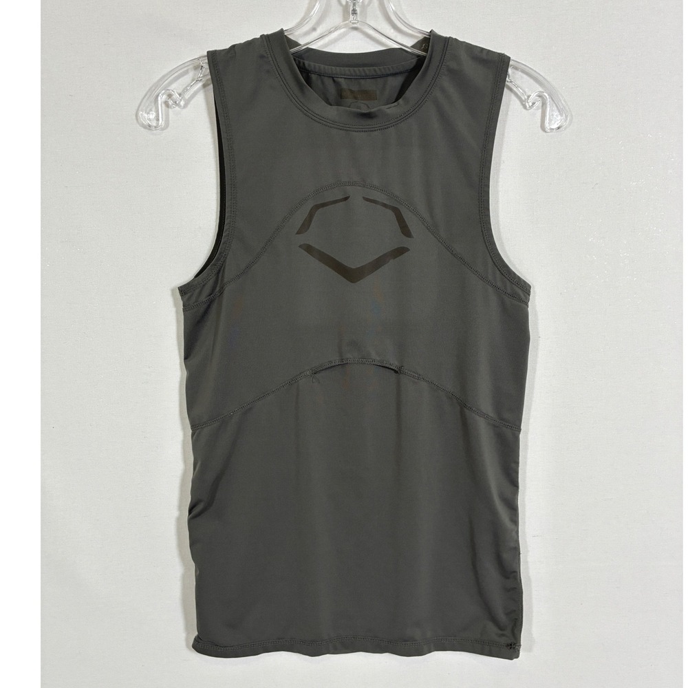 EvoShield Mens S Charcoal Gray Sleeveless Compression Shirt Base Layer Tank